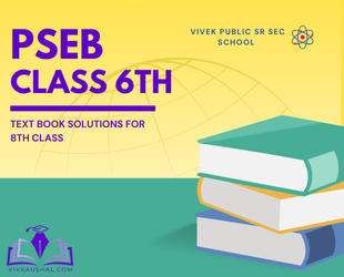 PSEB Solutions Class 6th