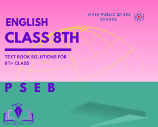 PSEB 8th Class English Solutions