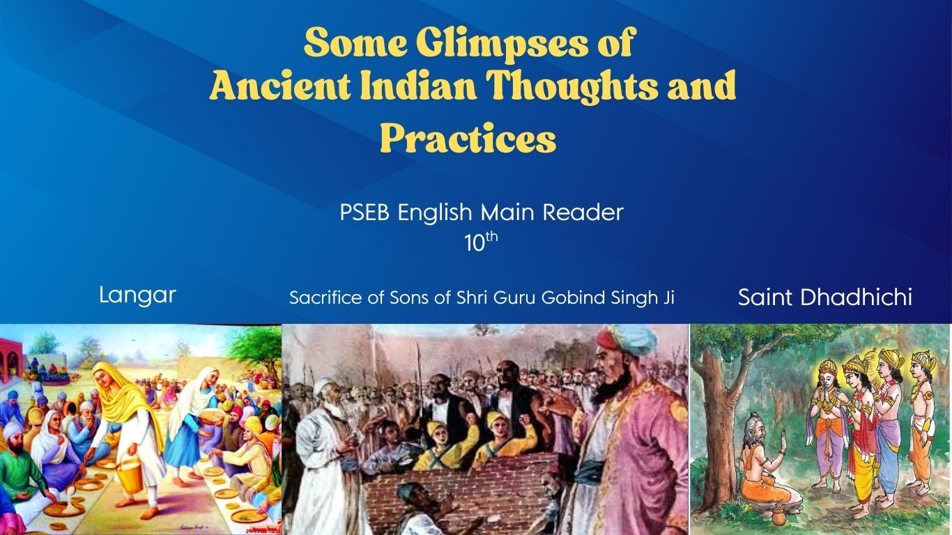 Ancient indian thoughts and practices