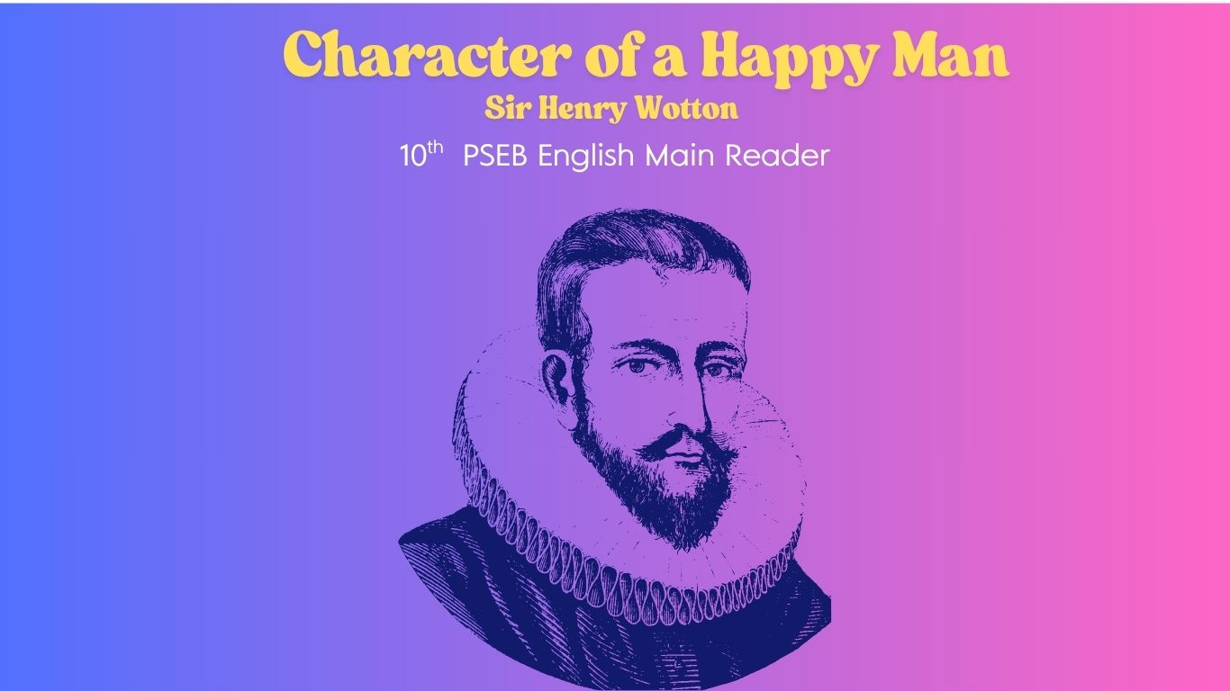 Character of a Happy Man