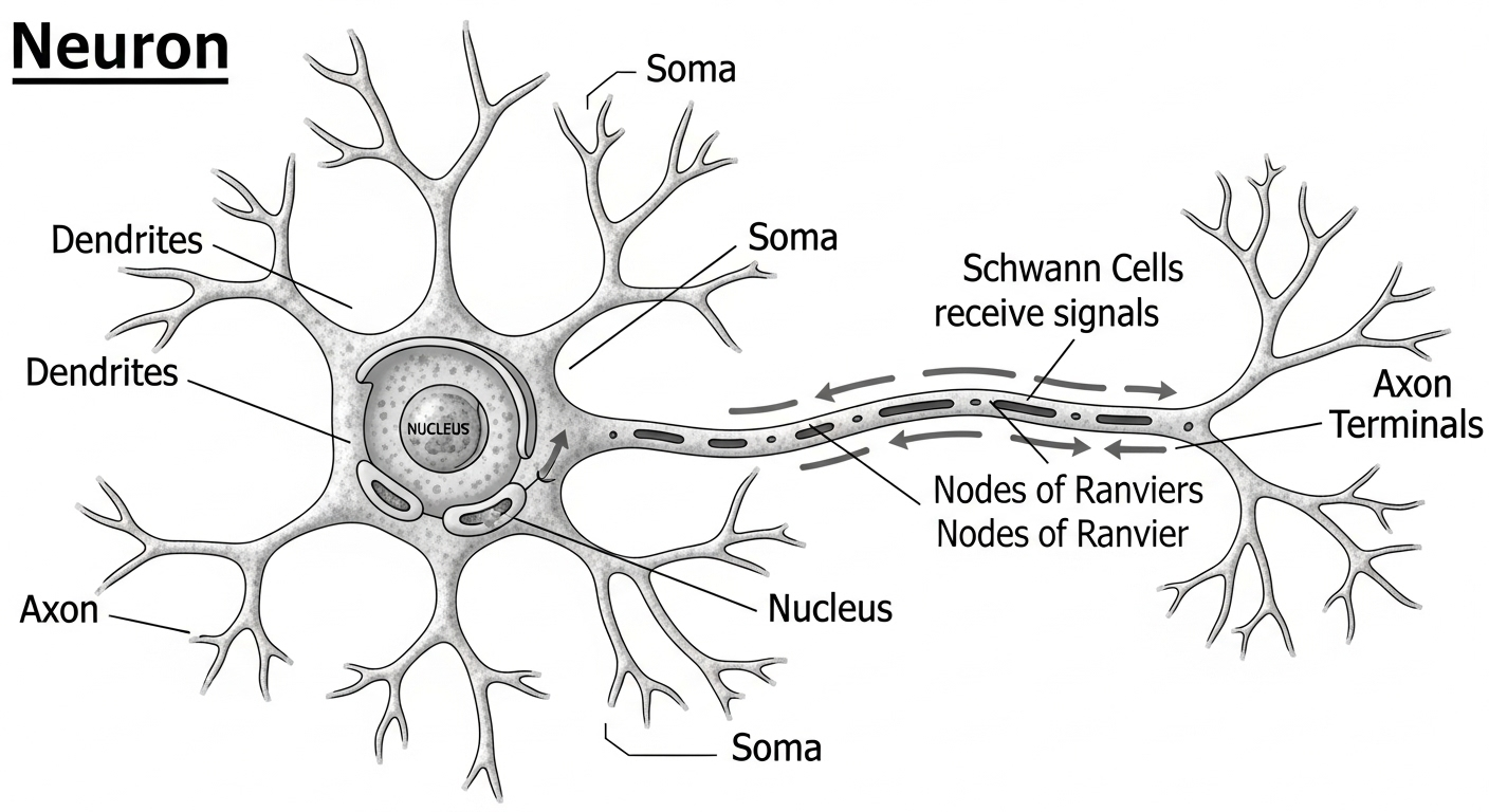 Control and Coordination Structure of Neuron